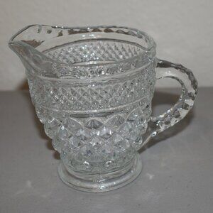Vintage Anchor Hocking Wexford Clear Creamer Pitcher